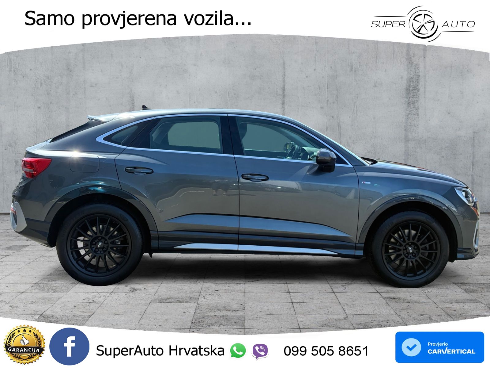Audi Q3 Sportback 40 TDI (200 KS) quattro S tronic S line LED+GR SJED+ACC