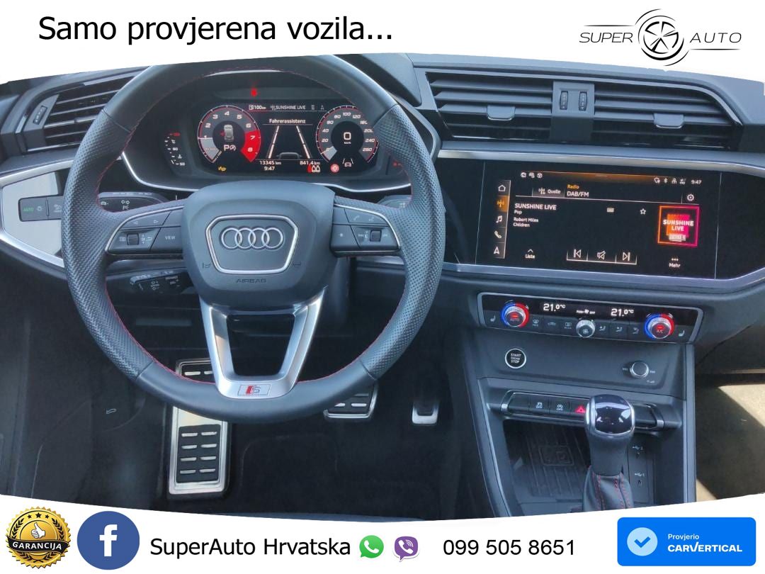 Audi Q3 35 TFSI (150 KS) S tronic S line LED+GR SJED+ACC