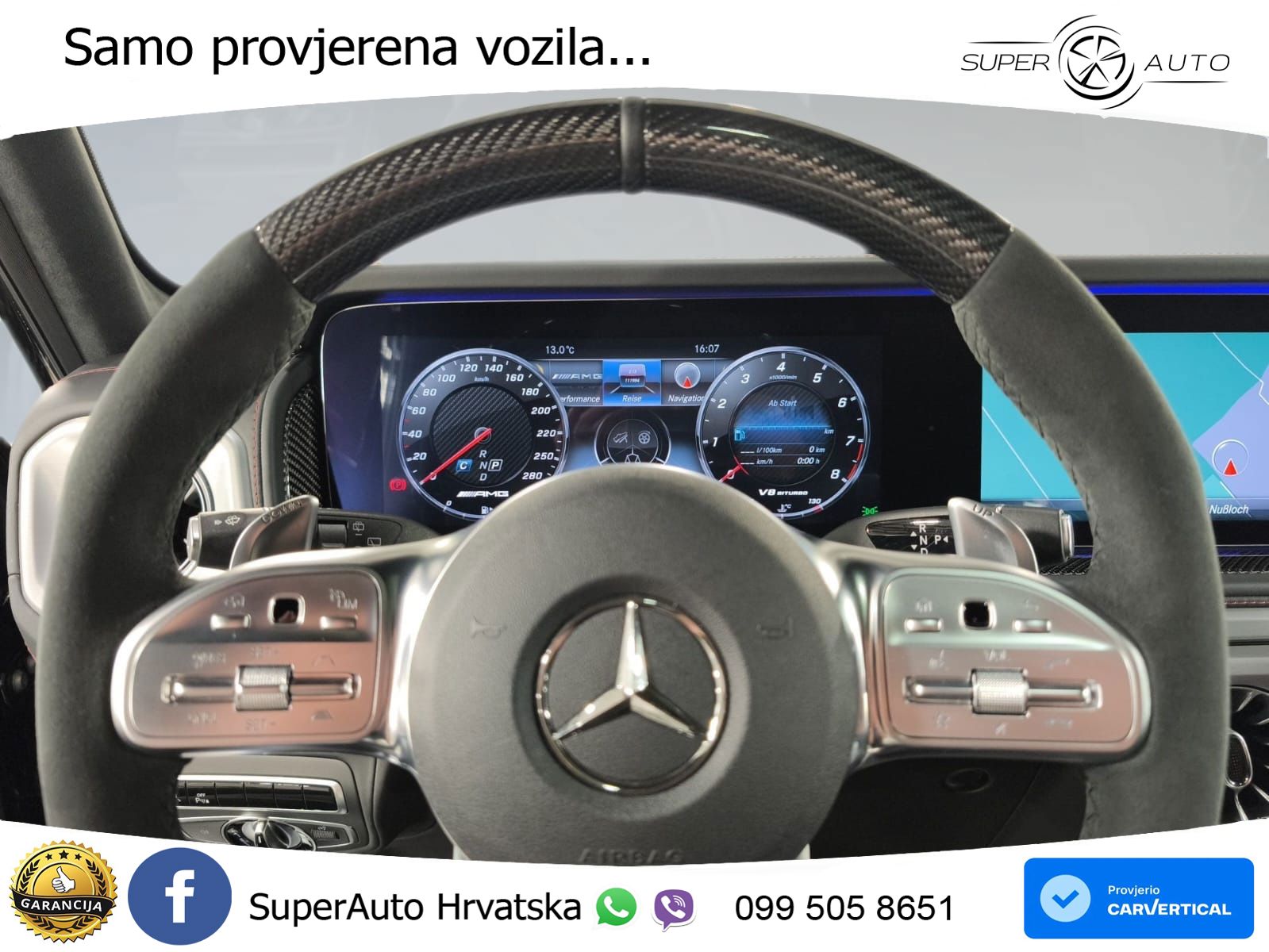 Mercedes AMG G 63 Long V8 (585 KS) 4MATIC 9G-TRONIC AMG SPEEDSHIFT PLUS