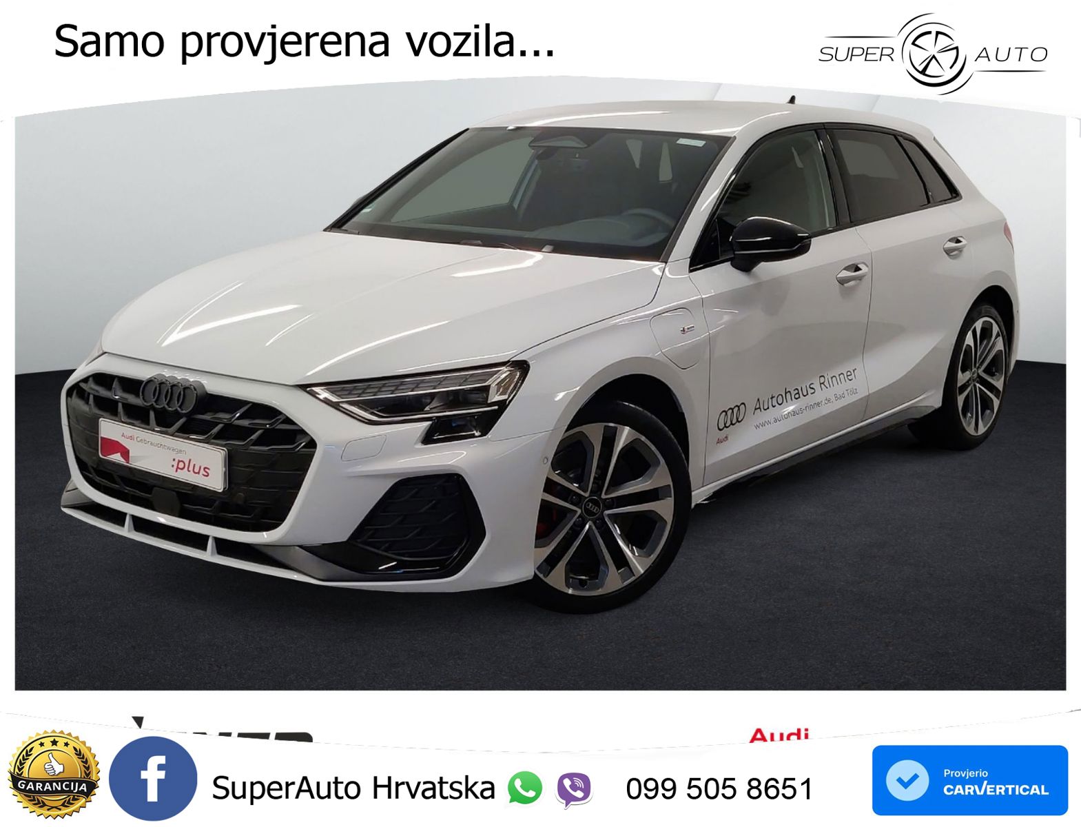 Audi A3 45 TFSIe (272 KS) S tronic S line LED+GR SJED+ACC
