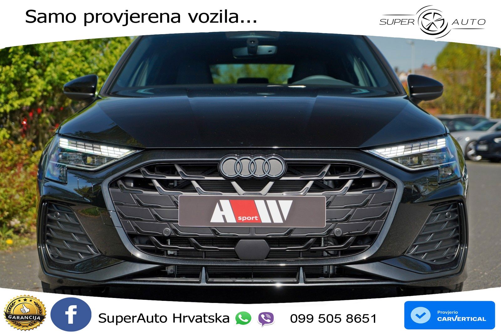 Audi A3 45 TFSIe (272 KS) S tronic 2x S line LED+GR SJED+ACC