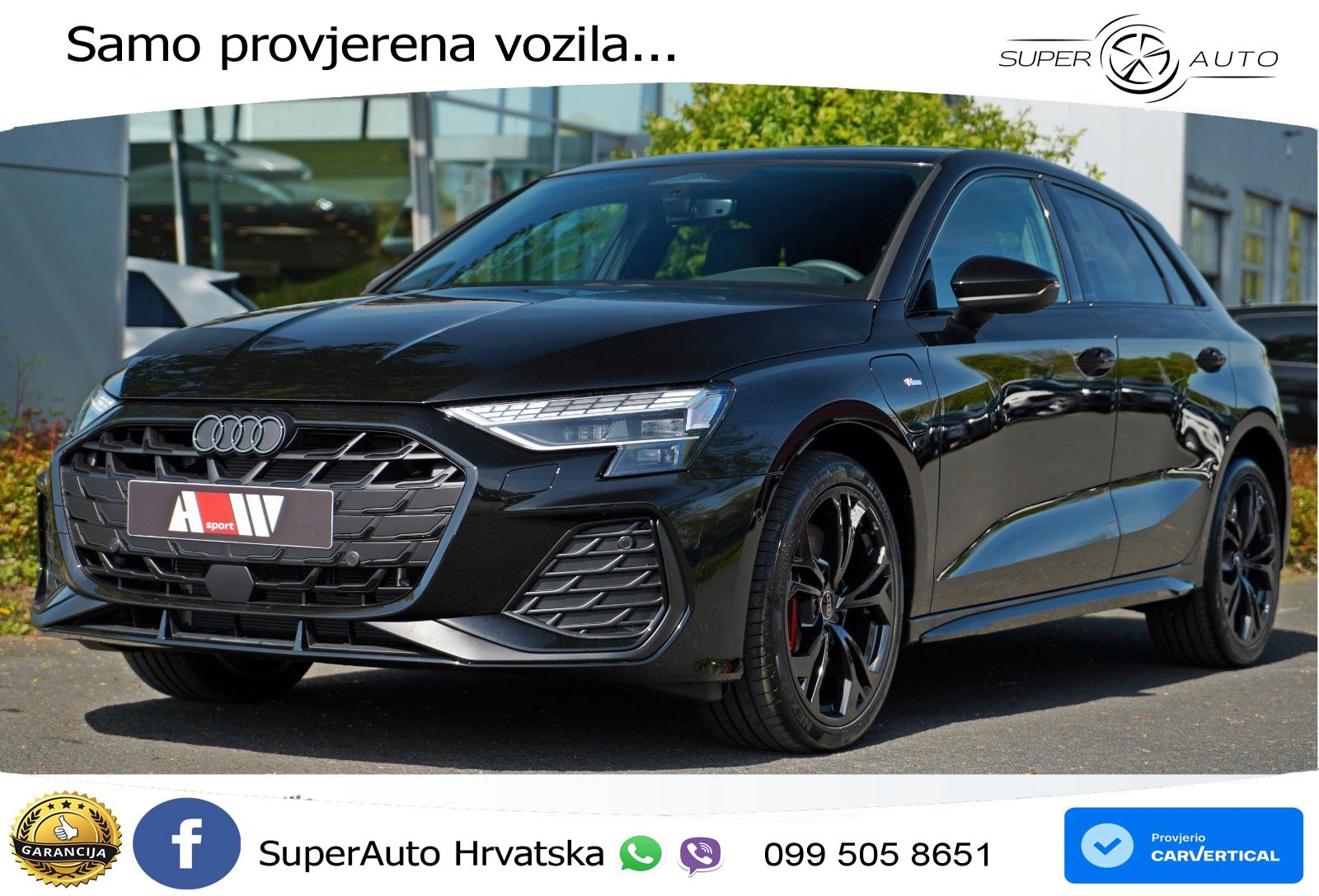Audi A3 45 TFSIe (272 KS) S tronic 2x S line LED+GR SJED+ACC