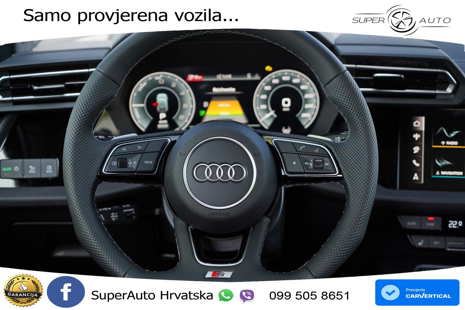 Audi A3 45 TFSIe (272 KS) S tronic 2x S line LED+GR SJED+ACC