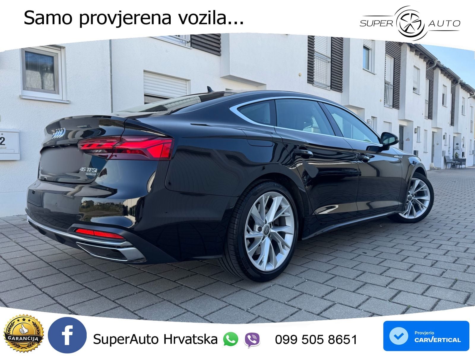 Audi A5 Sportback 45 TFSI (265 KS) quattro S tronic MATRIX+GR SJED+KAM
