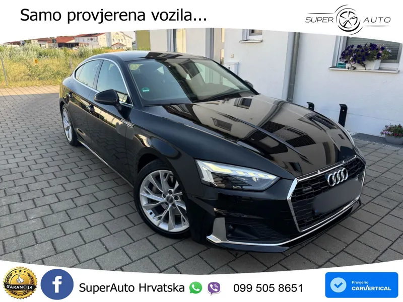 Audi A5 Sportback 45 TFSI (265 KS) quattro S tronic MATRIX+GR SJED+KAM