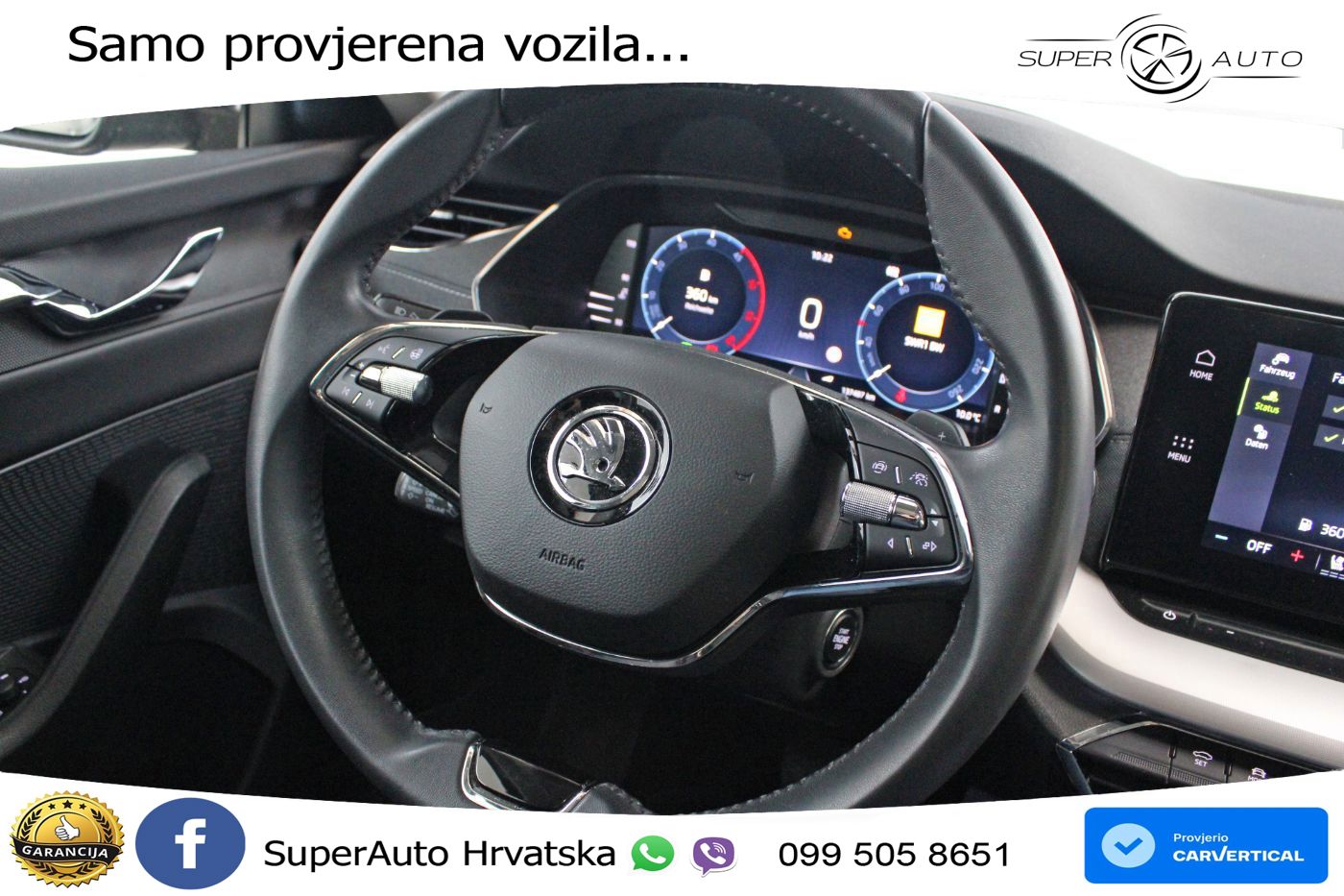 Škoda Octavia Combi 2.0 TDI (150 KS) 4x4 DSG LED+GR SJED+ACC