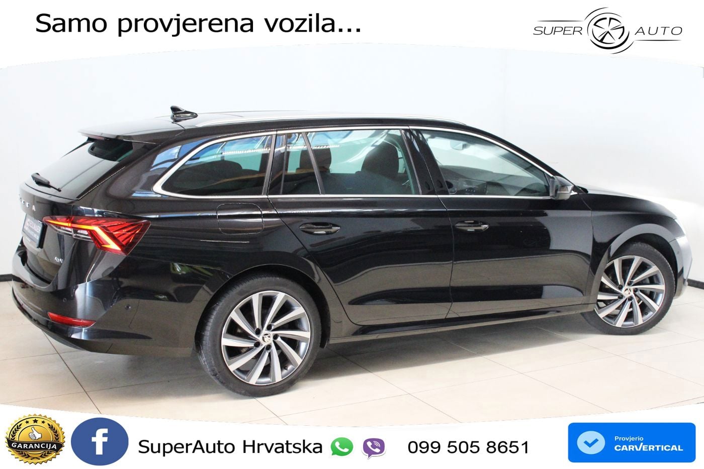 Škoda Octavia Combi 2.0 TDI (150 KS) 4x4 DSG LED+GR SJED+ACC