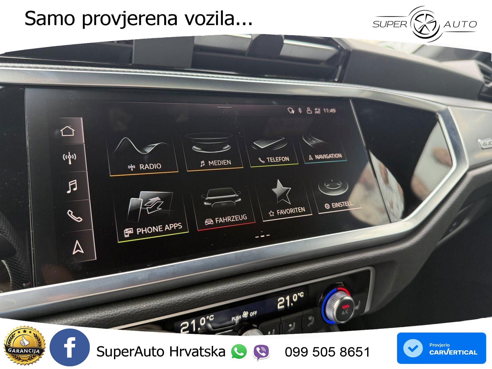 Audi Q3 40 TDI (200 KS) quattro S tronic advanced LED+GR SJED+ACC