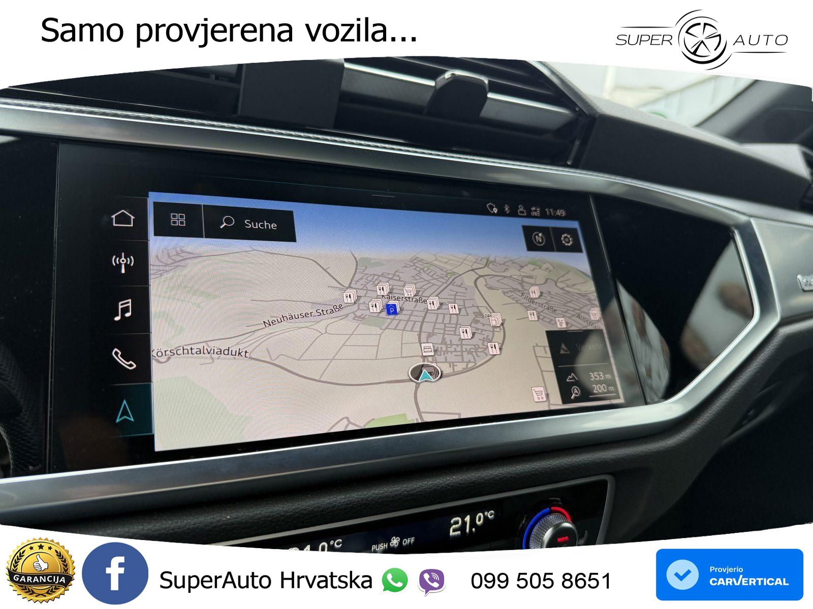 Audi Q3 40 TDI (200 KS) quattro S tronic advanced LED+GR SJED+ACC