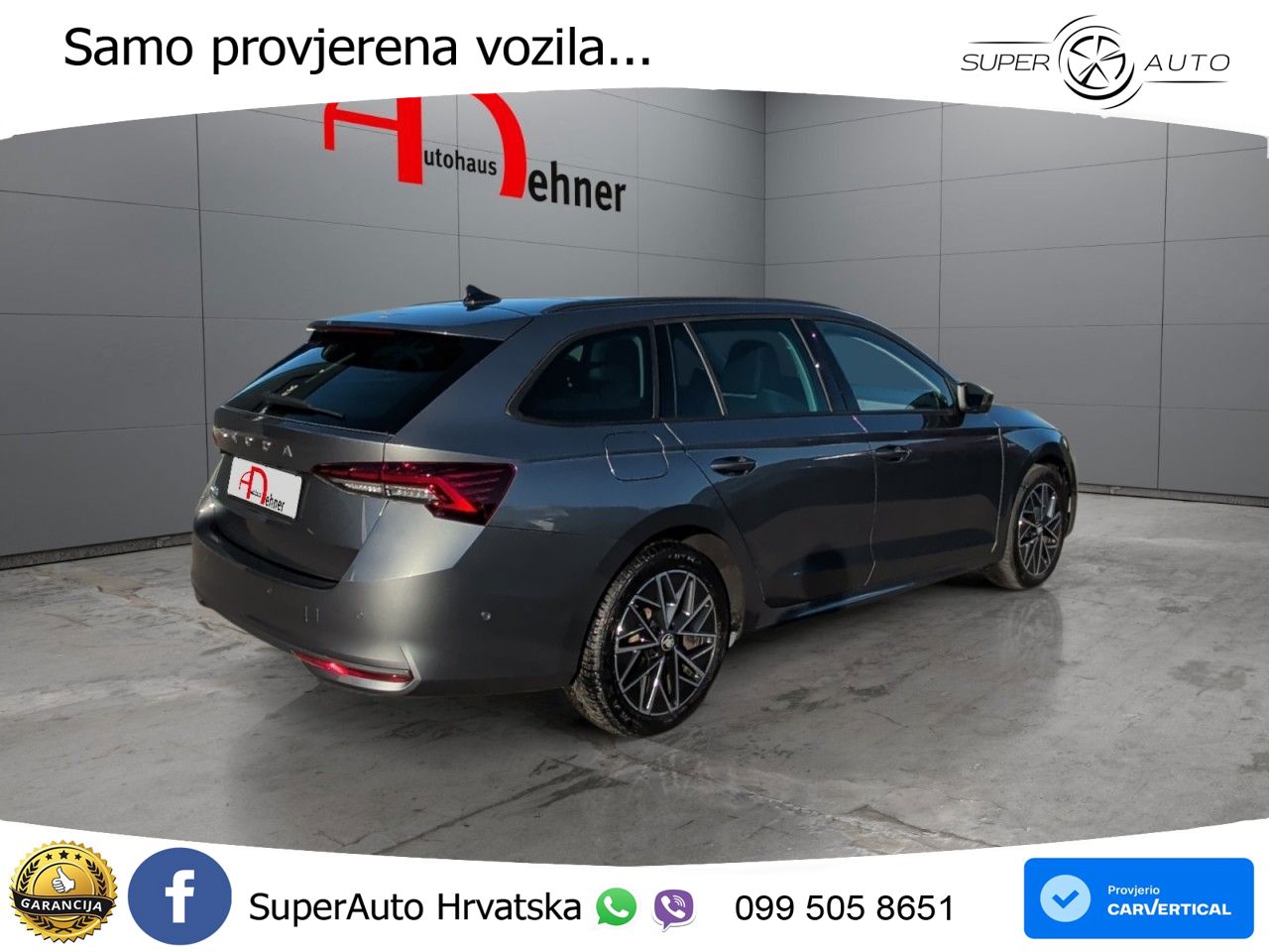 Škoda Octavia Combi 2.0 TDI (150 KS) DSG LED+GR SJED+ACC