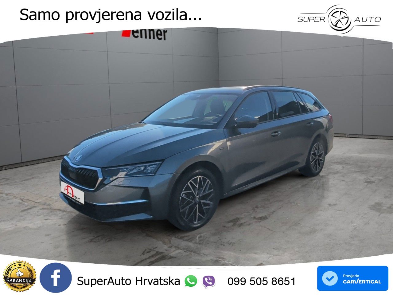 Škoda Octavia Combi 2.0 TDI (150 KS) DSG LED+GR SJED+ACC