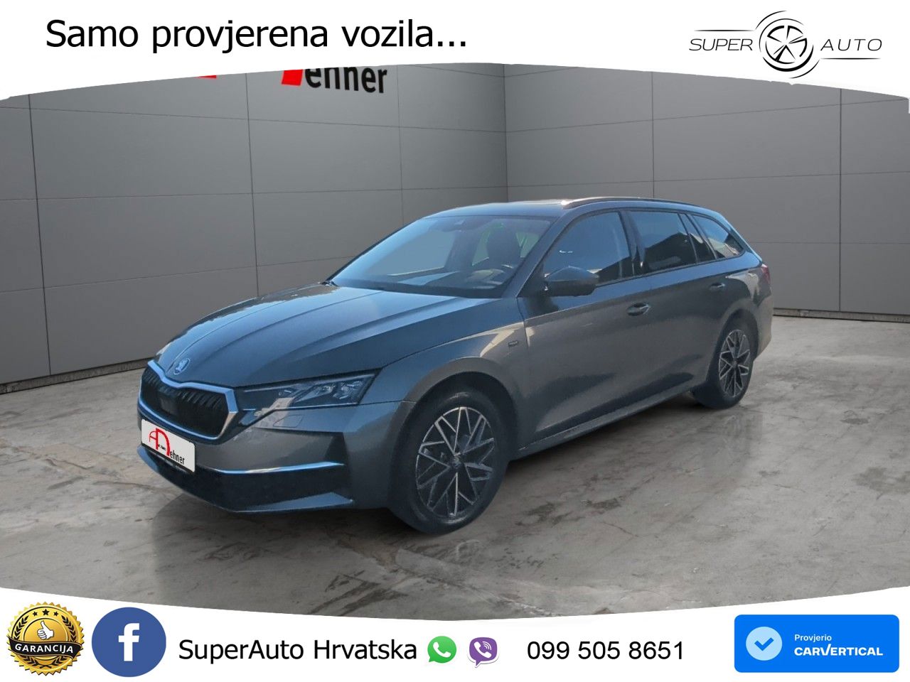 Škoda Octavia Combi 2.0 TDI (150 KS) DSG LED+GR SJED+ACC