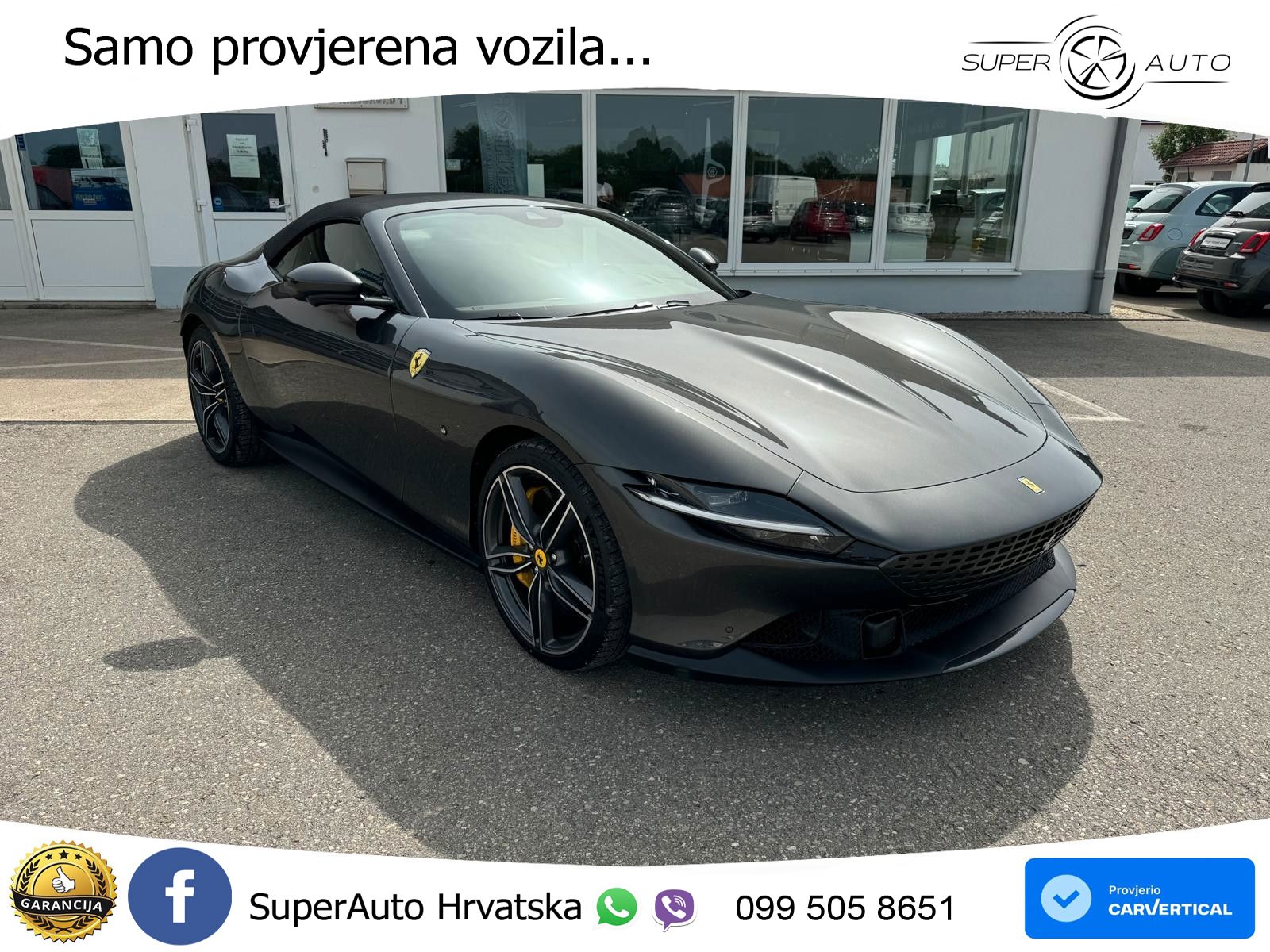 Ferrari Roma Spider 3.9 V8 (620 KS) F1 DCT LED+GR SJED+ACC