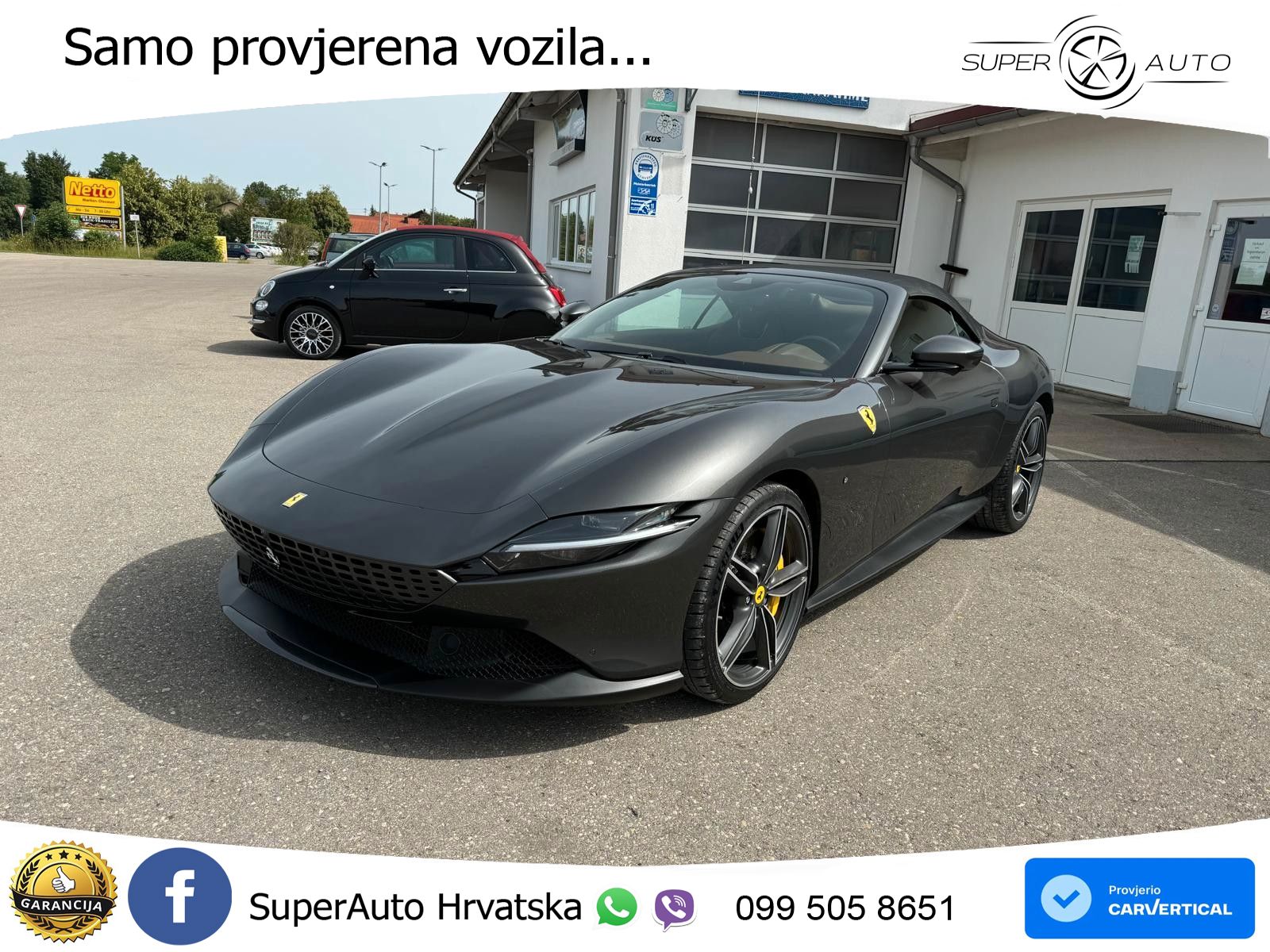 Ferrari Roma Spider 3.9 V8 (620 KS) F1 DCT LED+GR SJED+ACC