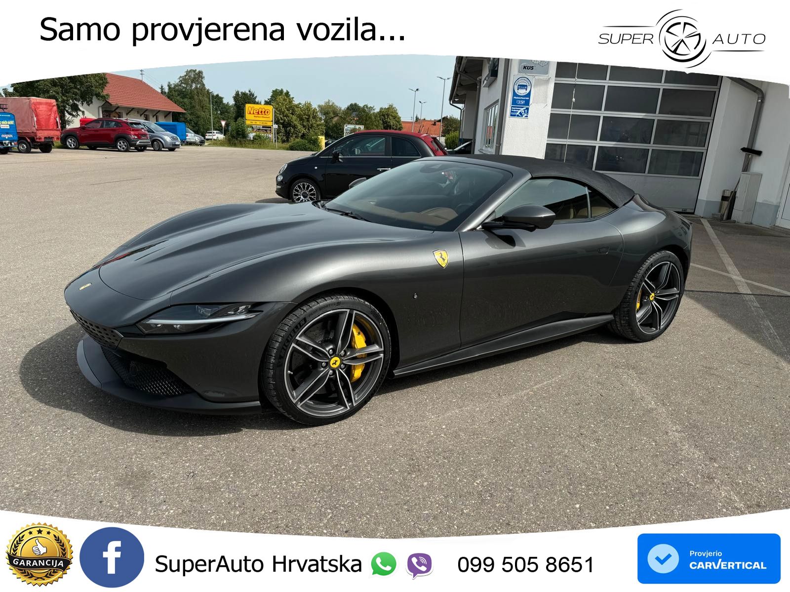 Ferrari Roma Spider 3.9 V8 (620 KS) F1 DCT LED+GR SJED+ACC