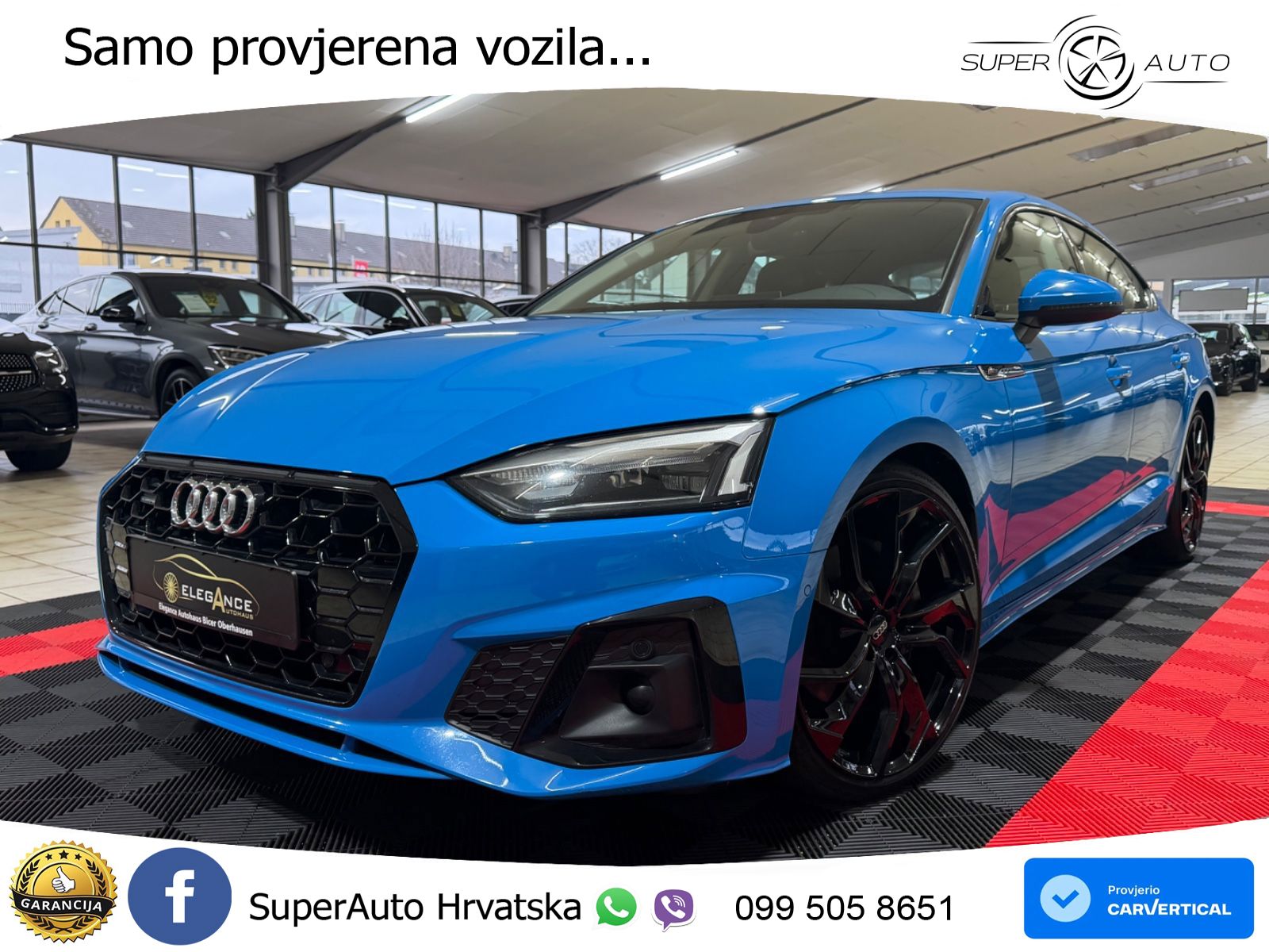 Audi A5 Sportback 40 TDI (204 KS) quattro S tronic S line LED+GR SJED+ACC