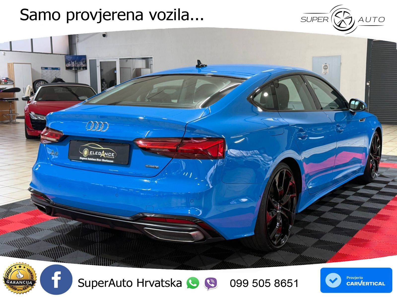 Audi A5 Sportback 40 TDI (204 KS) quattro S tronic S line LED+GR SJED+ACC