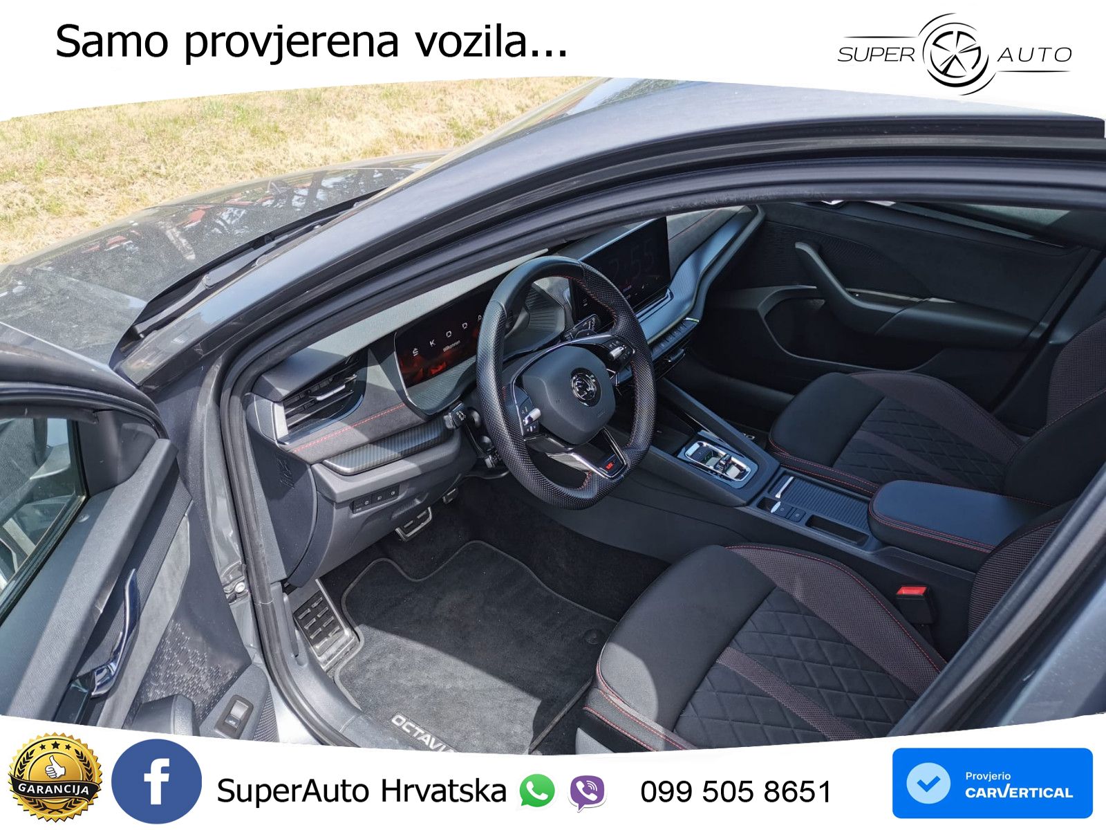 Škoda Octavia Combi RS 2.0 TDI (200 KS) DSG LED+GR SJED+ACC