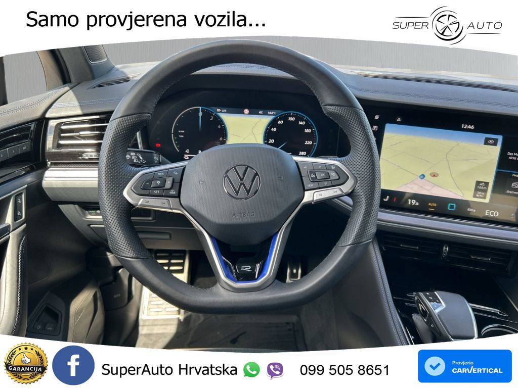 Volkswagen Touareg R 3.0 V6 TFSI (462 KS) 4MOTION Tiptronic ZRAČNI+ACC+4xGR SJED+KAM