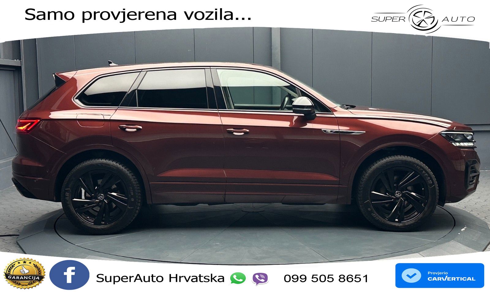 Volkswagen Touareg 3.0 V6 TDI (231 KS) 4MOTION Tiptronic R-Line MATRIX+GR SJED+KAM