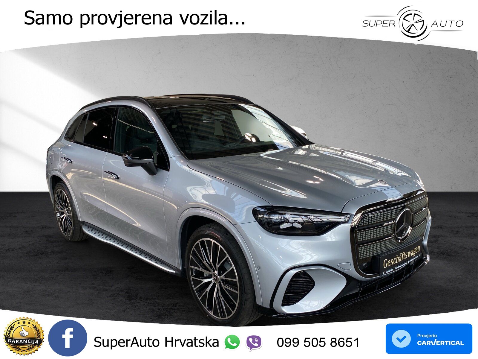 Mercedes GLC 400 94 kWh (489 KS) 4MATIC EQ Technology AMG ACC+GR SJED+360+PANO