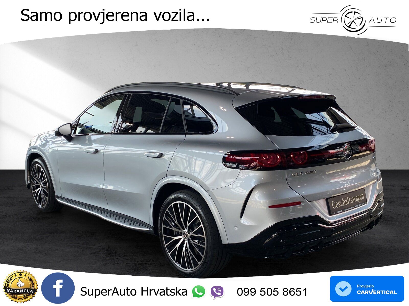 Mercedes GLC 400 94 kWh (489 KS) 4MATIC EQ Technology AMG ACC+GR SJED+360+PANO