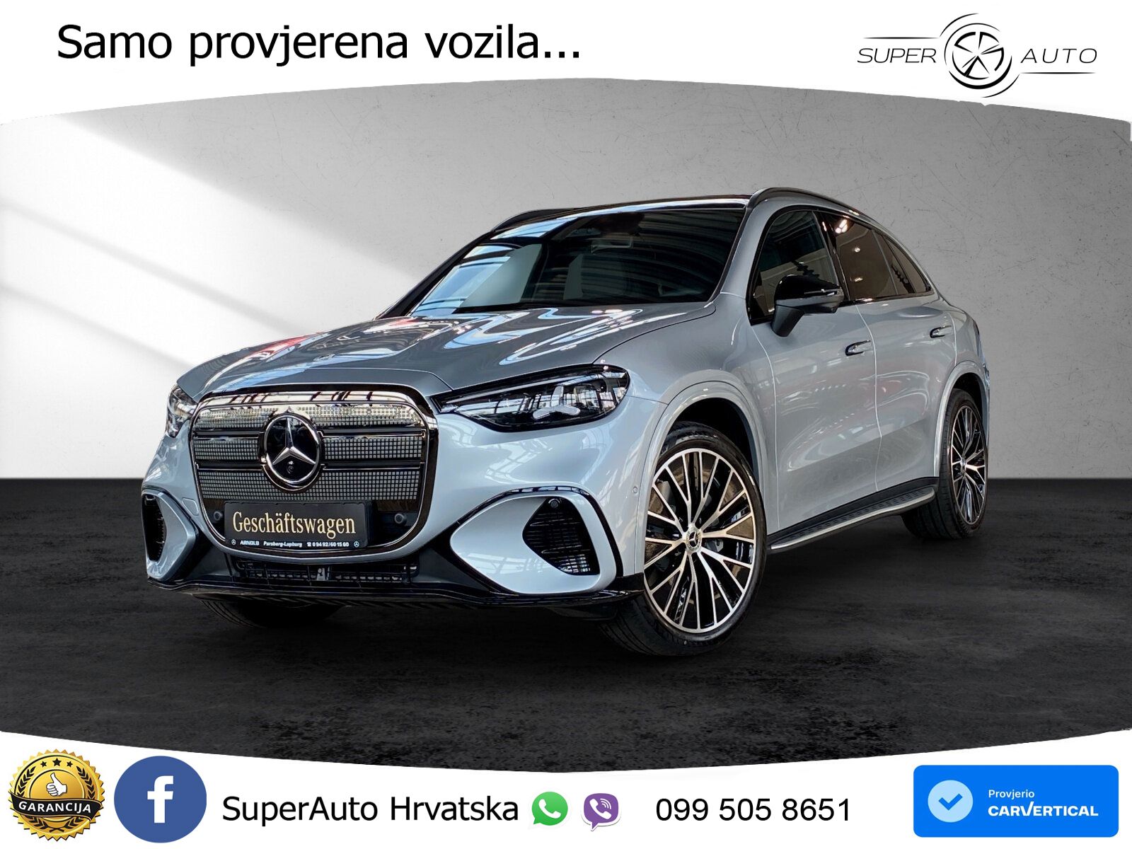 Mercedes GLC 400 94 kWh (489 KS) 4MATIC EQ Technology AMG ACC+GR SJED+360+PANO
