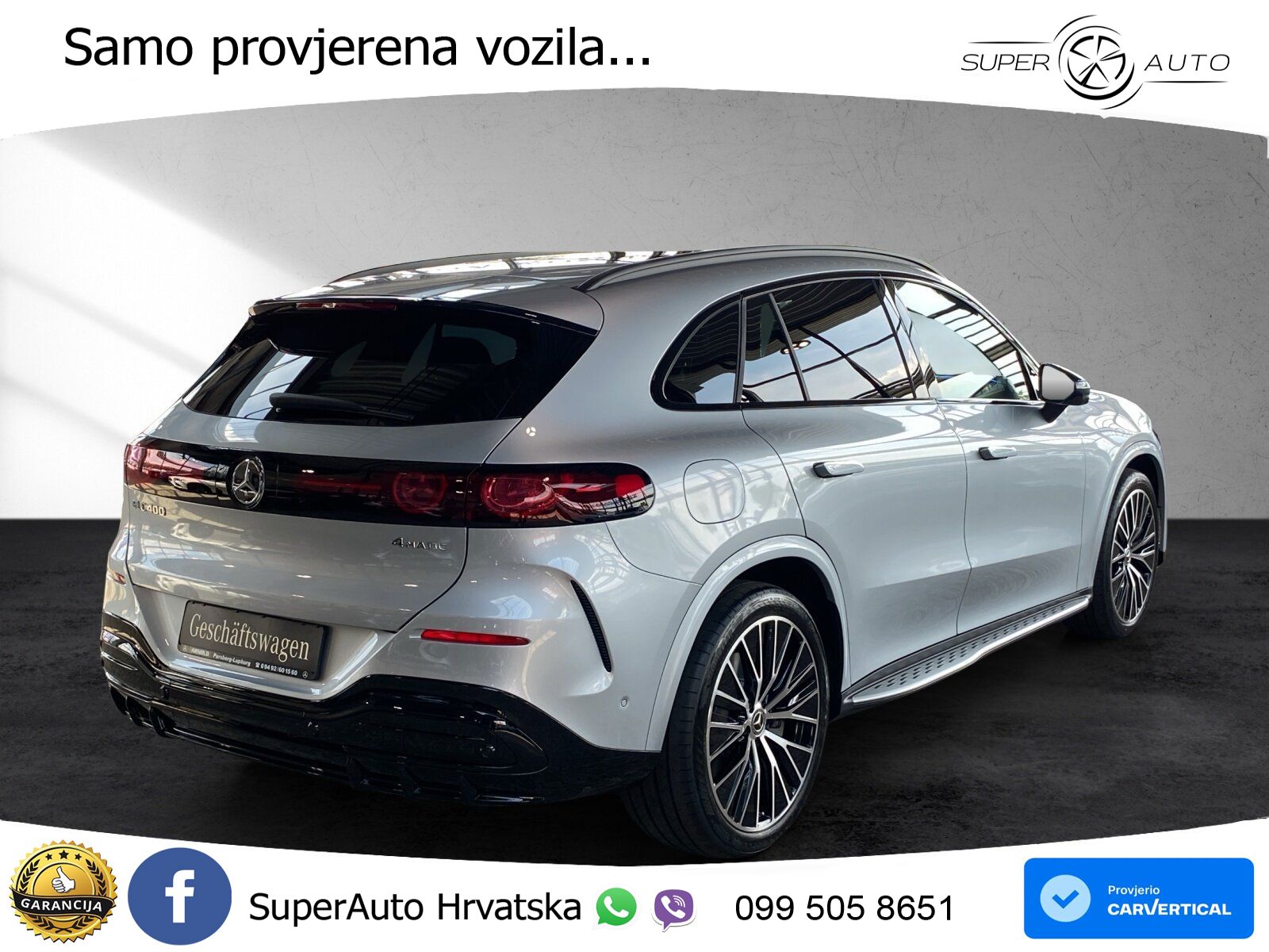 Mercedes GLC 400 94 kWh (489 KS) 4MATIC EQ Technology AMG ACC+GR SJED+360+PANO