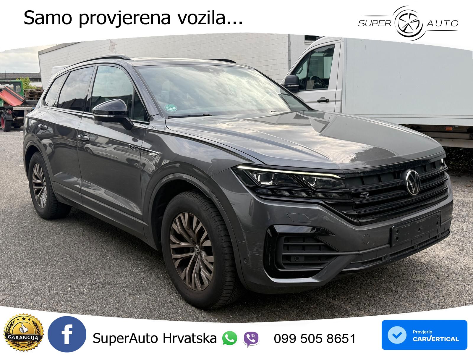 Volkswagen Touareg 3.0 V6 TDI (231 KS) 4MOTION Tiptronic R-Line ZRAČNI+ACC+GR SJED+KAM+PANO