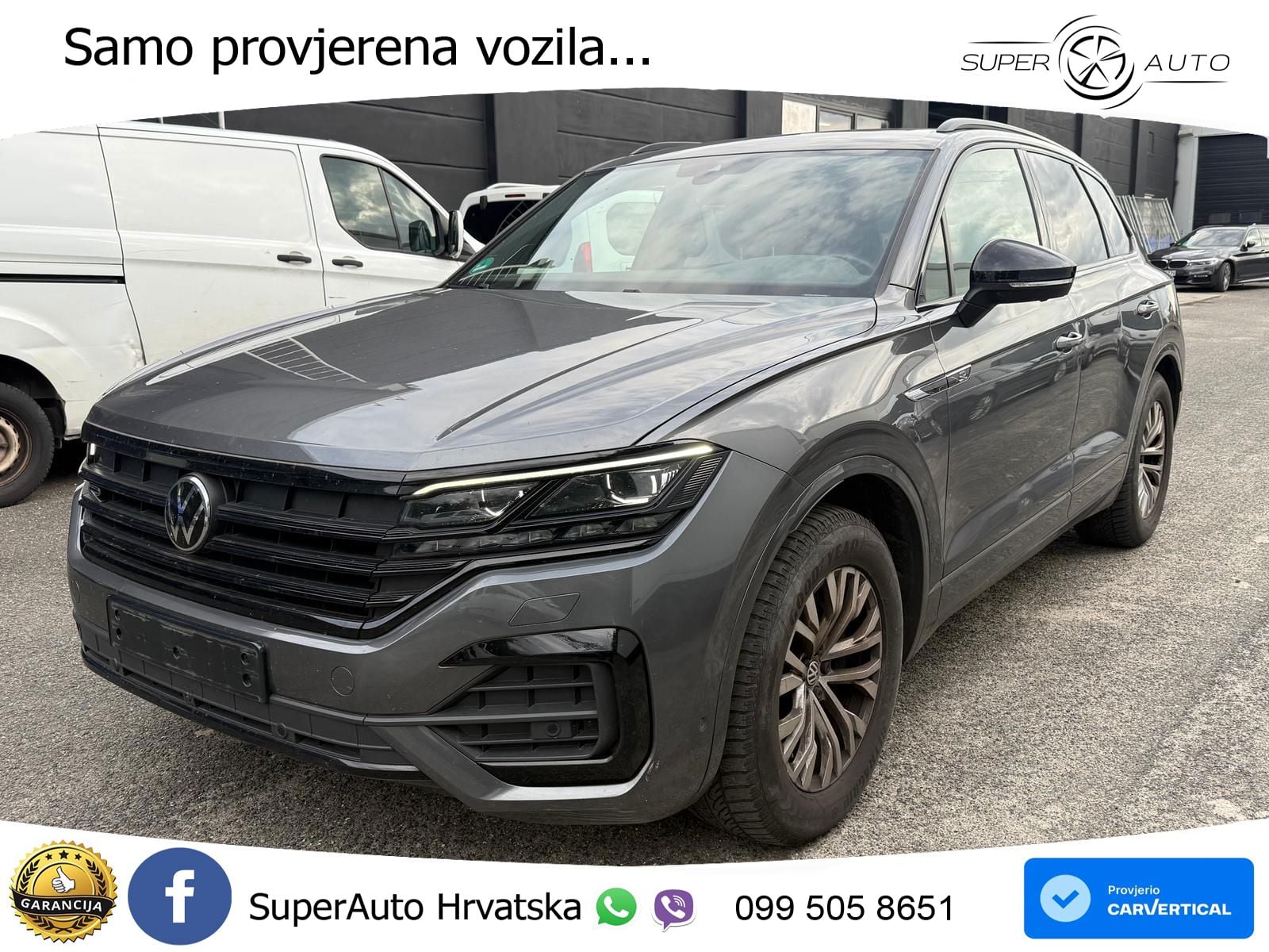Volkswagen Touareg 3.0 V6 TDI (231 KS) 4MOTION Tiptronic R-Line ZRAČNI+ACC+GR SJED+KAM+PANO