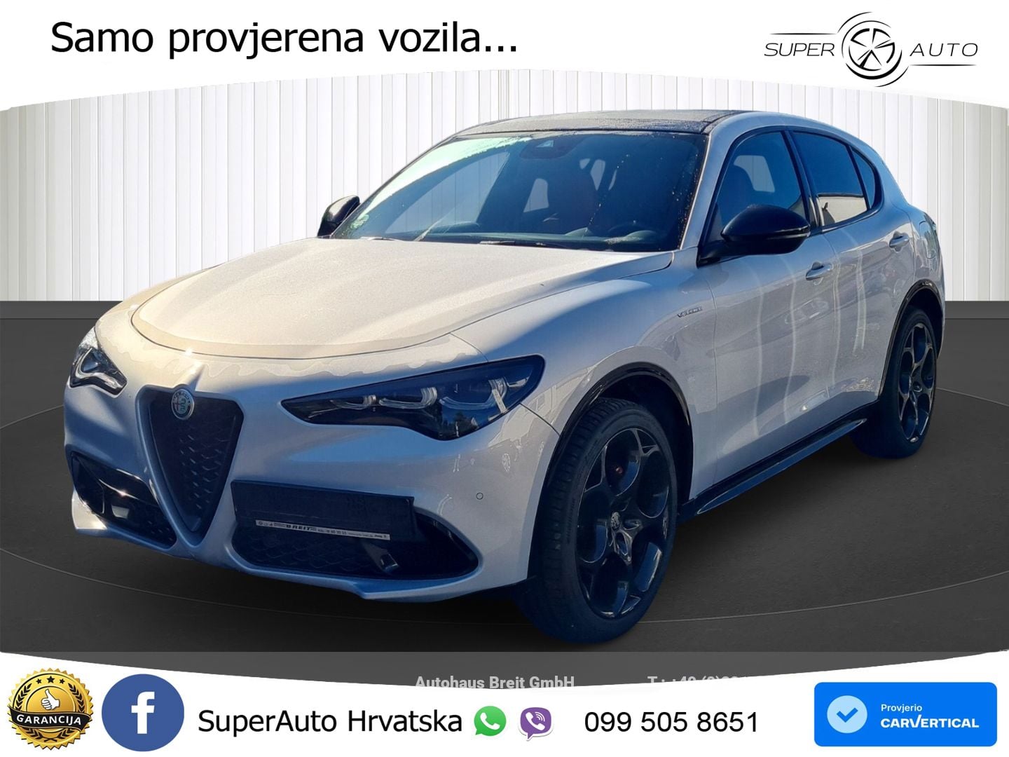 Alfa Romeo Stelvio 2.2 MultiJet II (210 KS) Q4 Automatic MATRIX+GR SJED+KAM