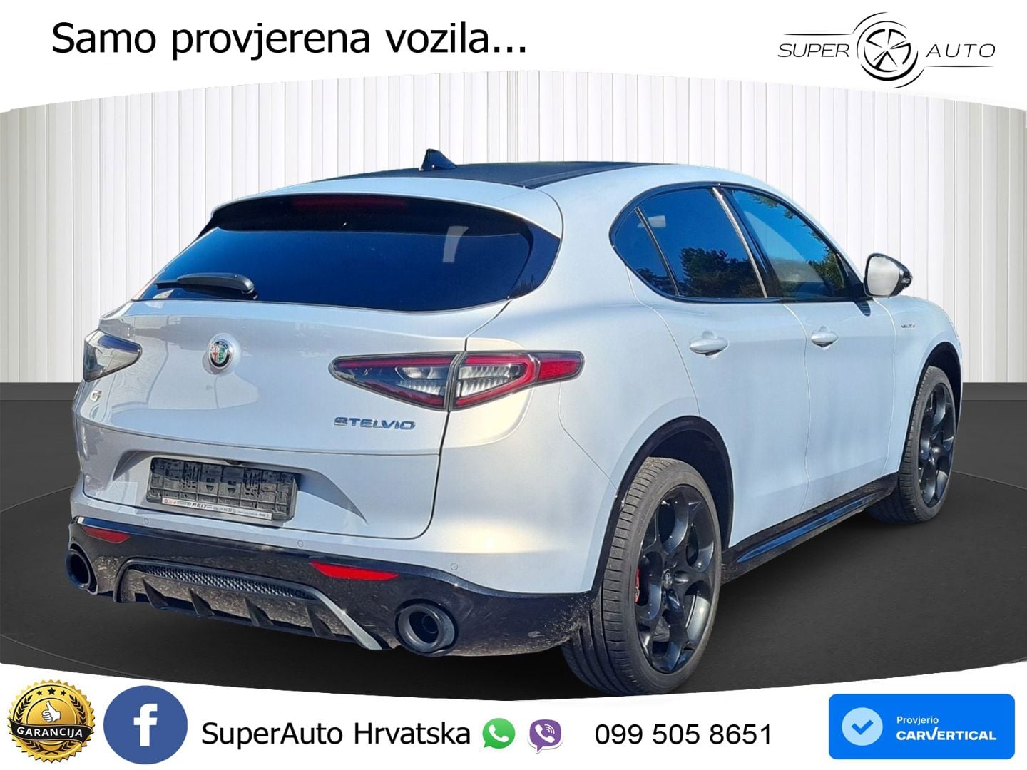 Alfa Romeo Stelvio 2.2 MultiJet II (210 KS) Q4 Automatic MATRIX+GR SJED+KAM