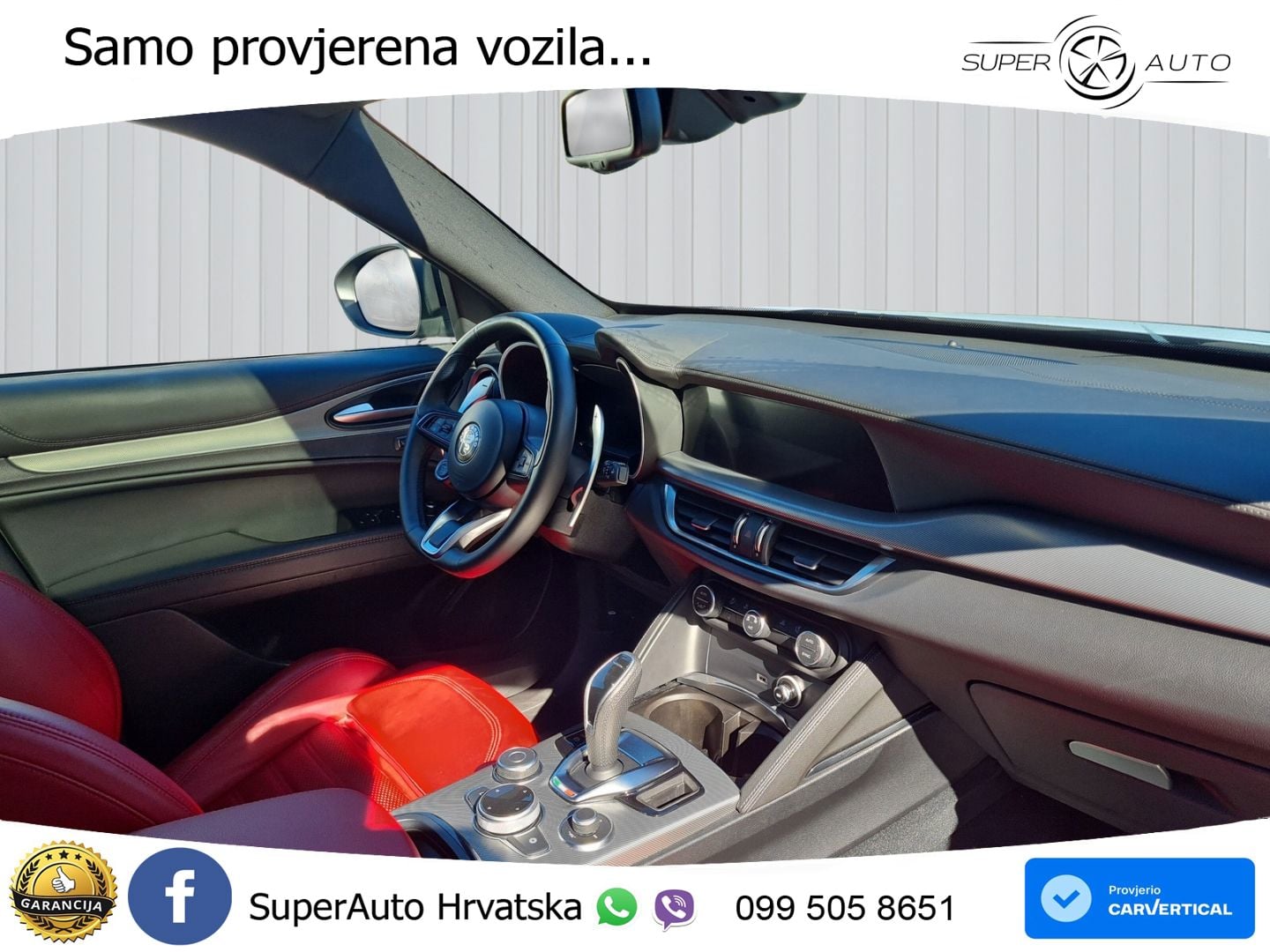 Alfa Romeo Stelvio 2.2 MultiJet II (210 KS) Q4 Automatic MATRIX+GR SJED+KAM