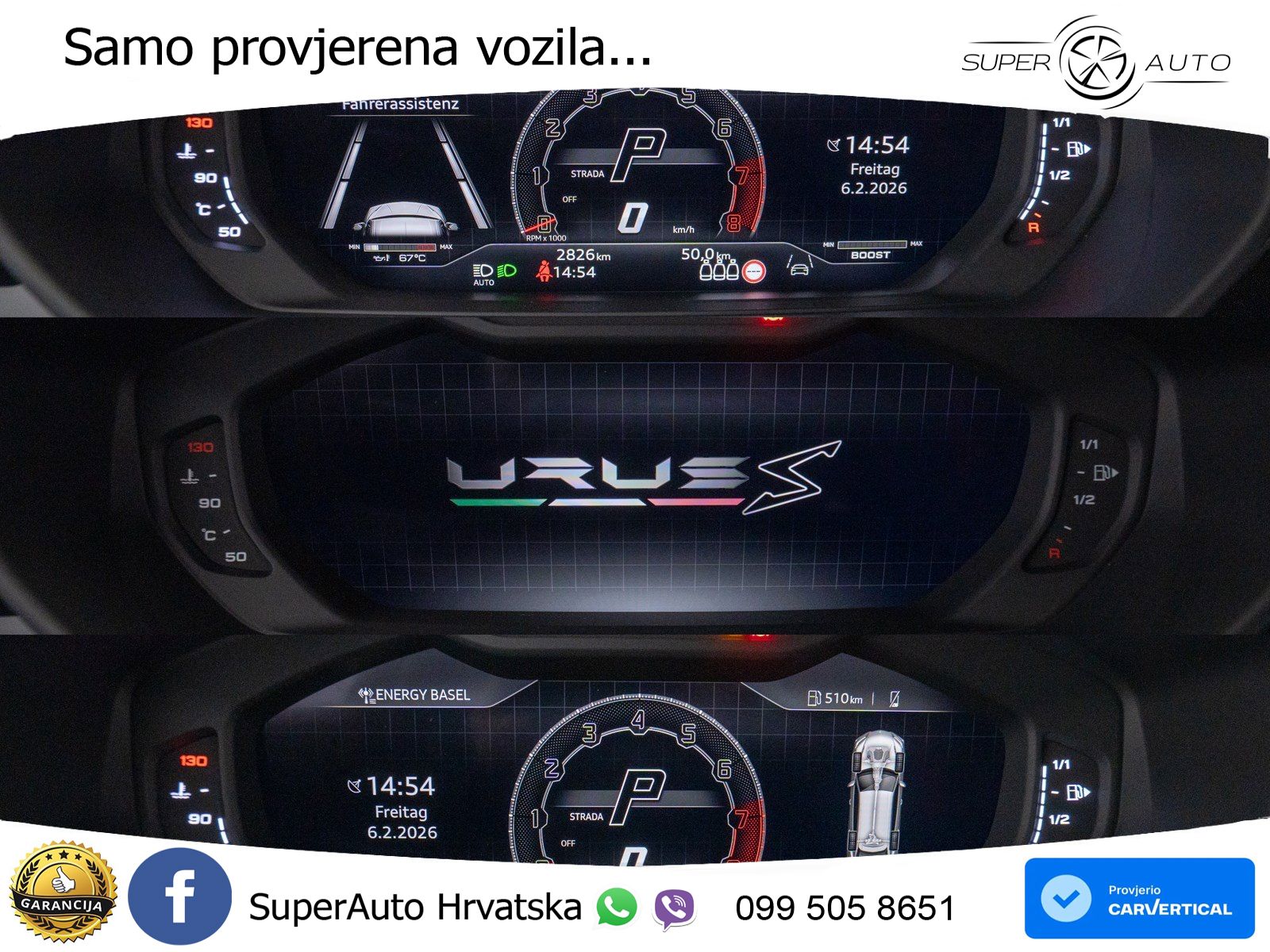 Lamborghini Urus S 4.0 V8 (666 KS) 4WD Automatic LED+GR SJED+ACC