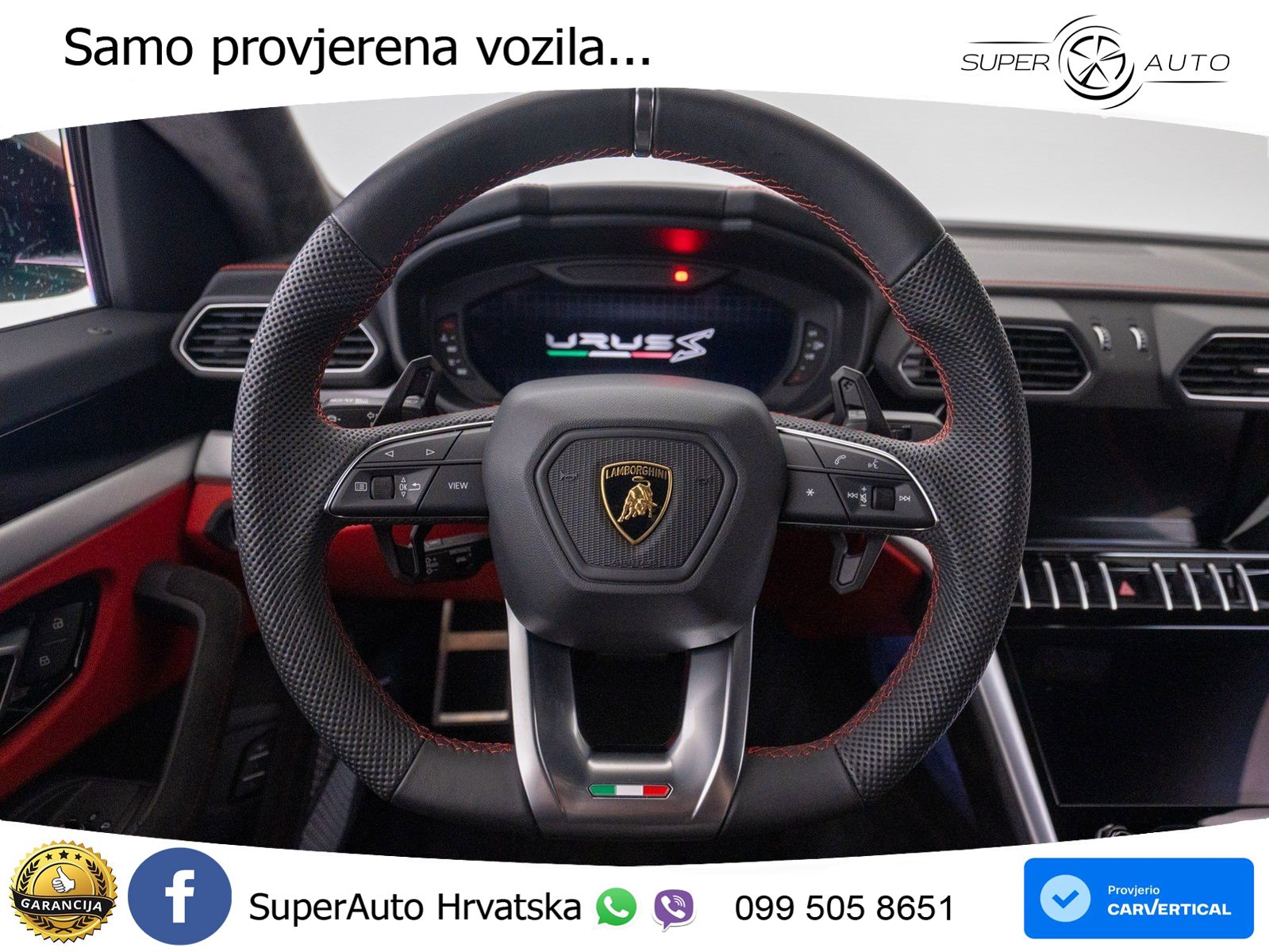 Lamborghini Urus S 4.0 V8 (666 KS) 4WD Automatic LED+GR SJED+ACC