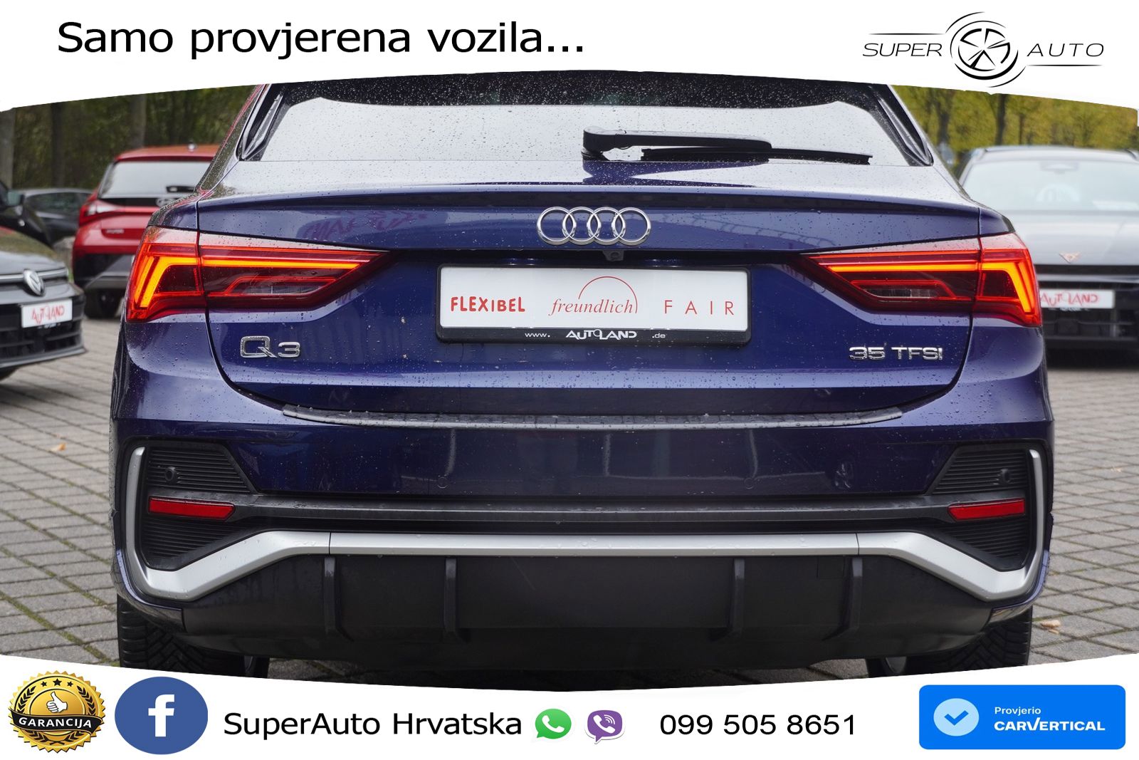 Audi Q3 Sportback 35 TFSI (150 KS) S tronic S line LED+ACC