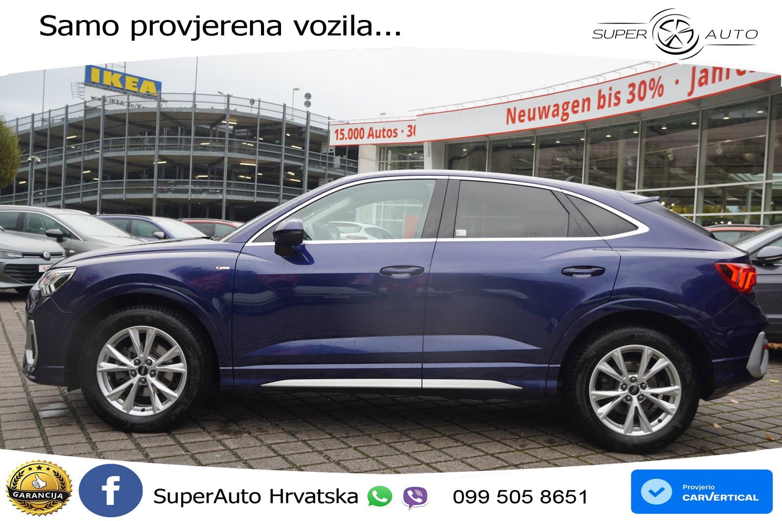 Audi Q3 Sportback 35 TFSI (150 KS) S tronic S line LED+ACC