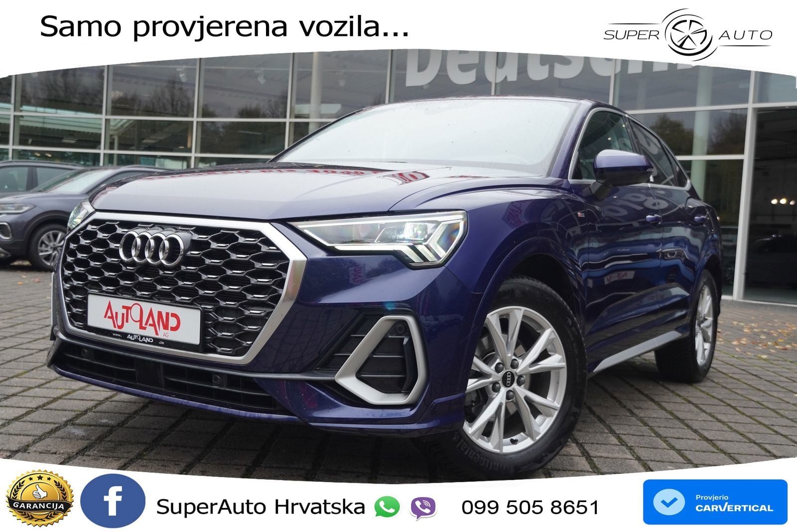 Audi Q3 Sportback 35 TFSI (150 KS) S tronic S line LED+ACC