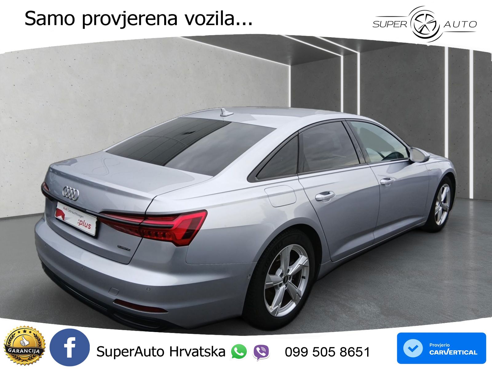 Audi A6 50 TFSIe (299 KS) quattro ultra S tronic S line MATRIX+GR SJED+KAM