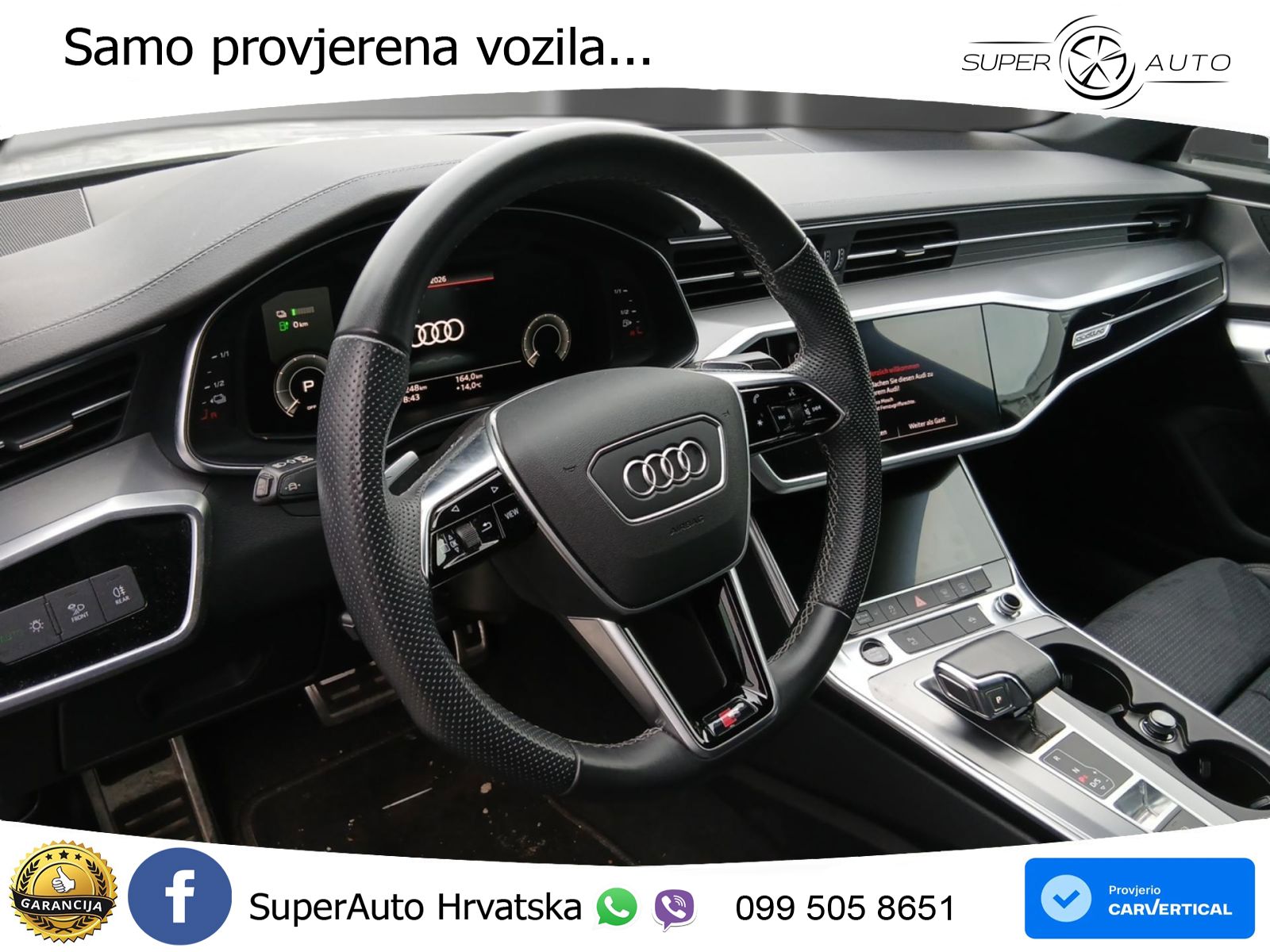 Audi A6 50 TFSIe (299 KS) quattro ultra S tronic S line MATRIX+GR SJED+KAM