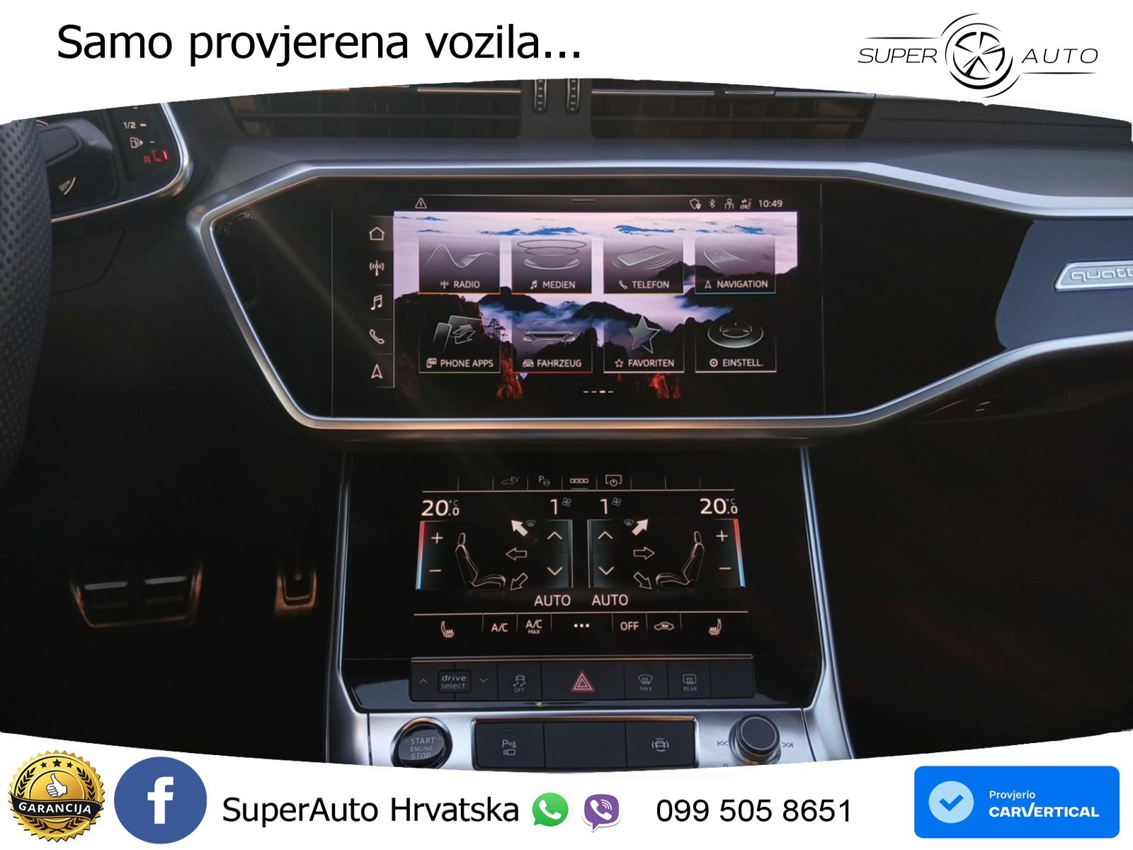 Audi A6 50 TFSIe (299 KS) quattro ultra S tronic S line MATRIX+GR SJED+KAM