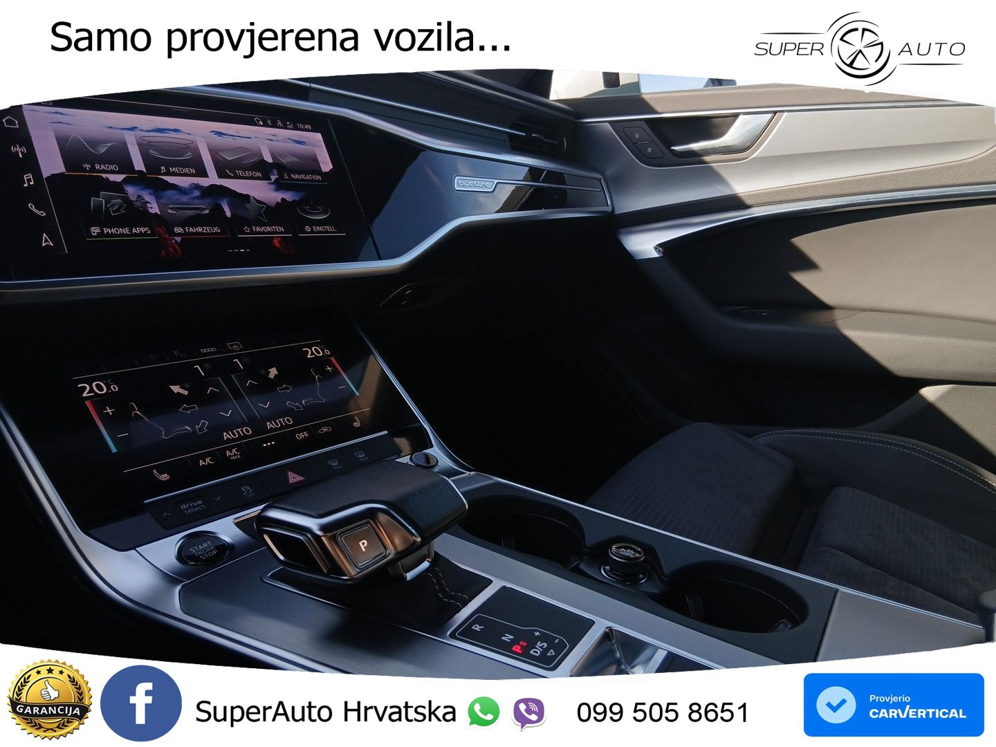 Audi A6 50 TFSIe (299 KS) quattro ultra S tronic S line MATRIX+GR SJED+KAM