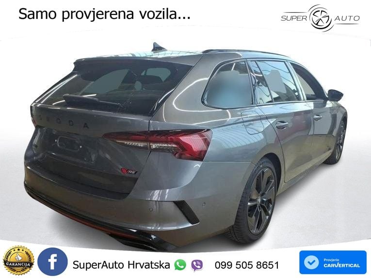 Škoda Octavia Combi RS 2.0 TSI (265 KS) DSG LED+GR SJED+ACC