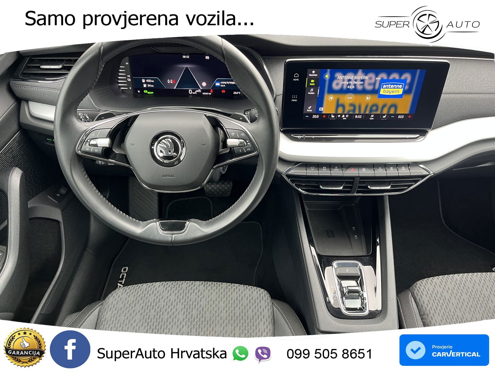 Škoda Octavia Combi iV 1.4 TSI (204 KS) DSG LED+GR SJED+ACC