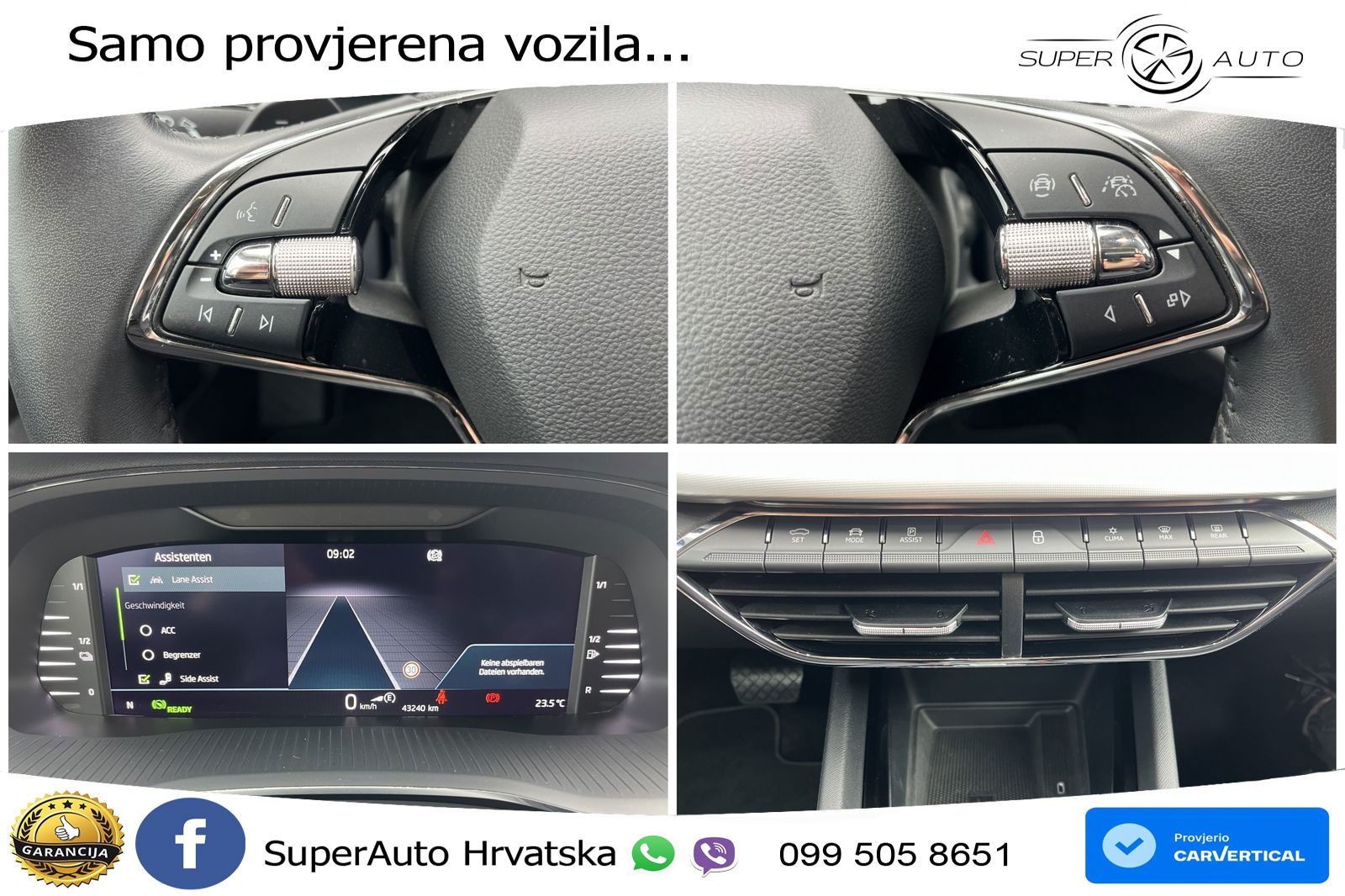 Škoda Octavia Combi iV 1.4 TSI (204 KS) DSG LED+GR SJED+ACC
