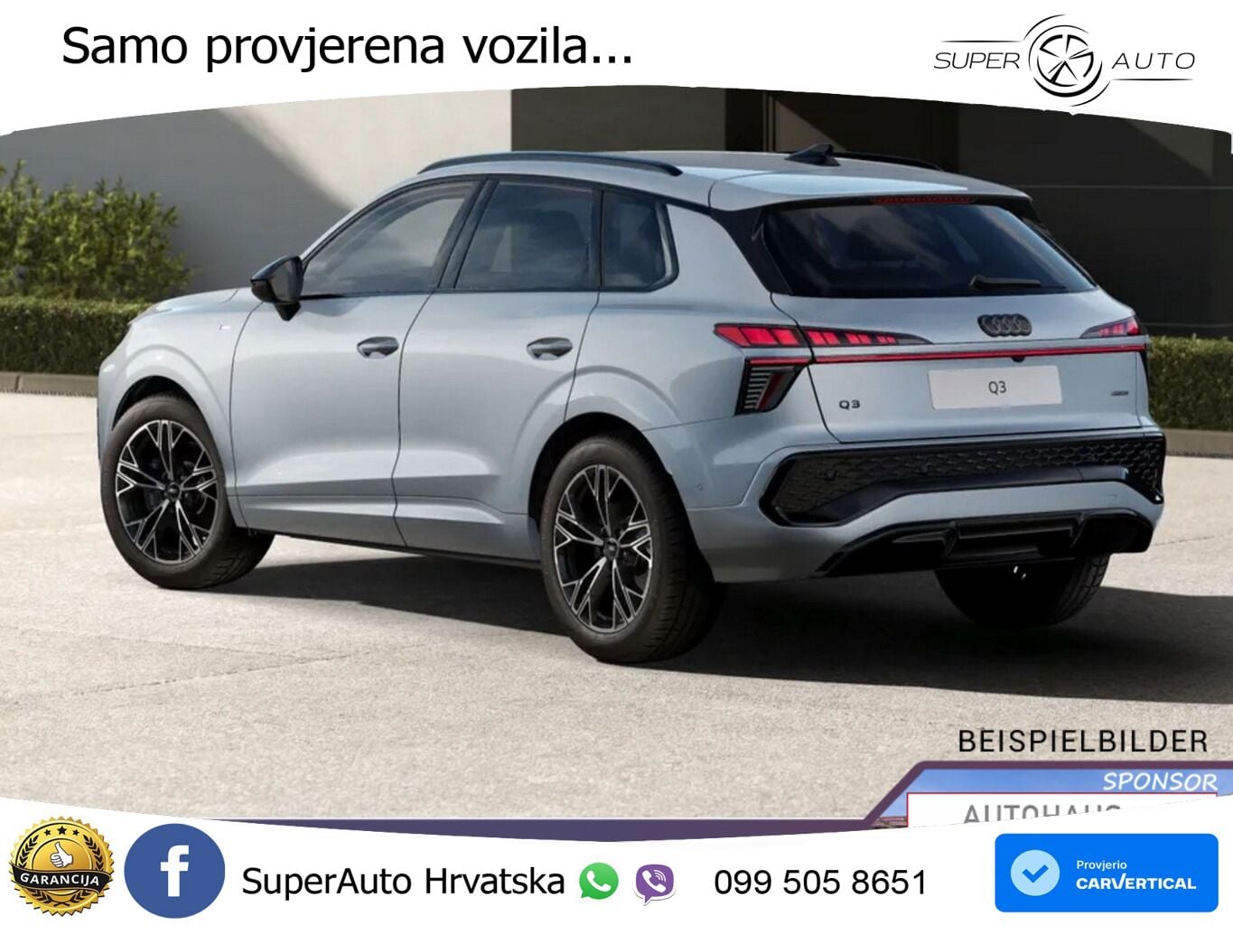 Audi Q3 2.0 TFSI (204 KS) quattro S tronic LED+GR SJED+ACC