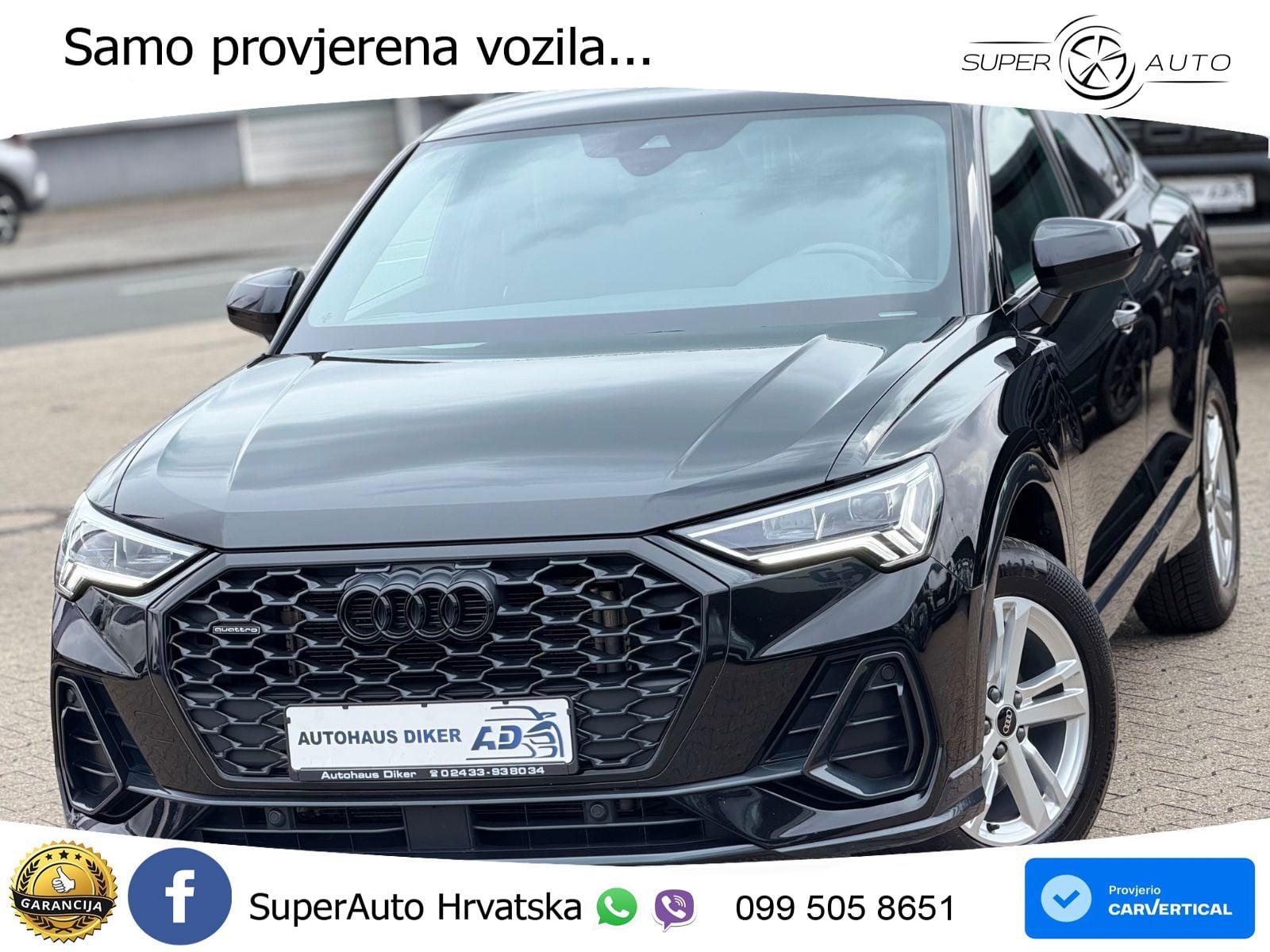 Audi Q3 Sportback 35 TDI (150 KS) quattro S tronic S line