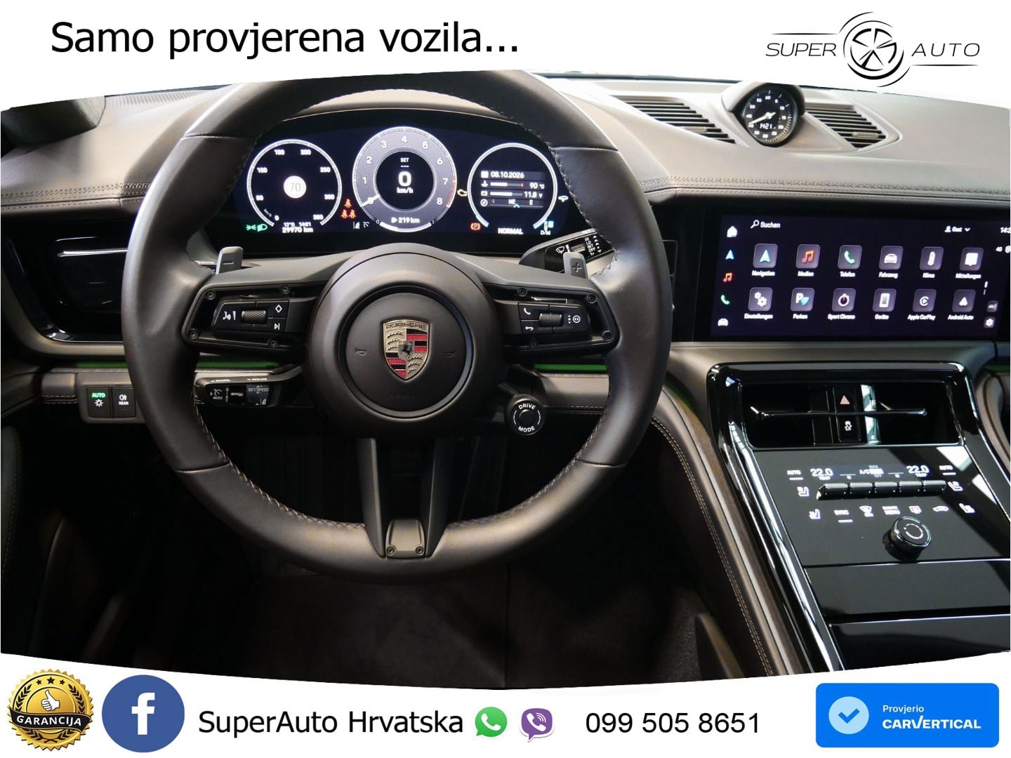 Porsche Panamera GTS 4.0 V8 (500 KS) PDK ZRAČNI+ACC+GR SJED+KAM+PANO