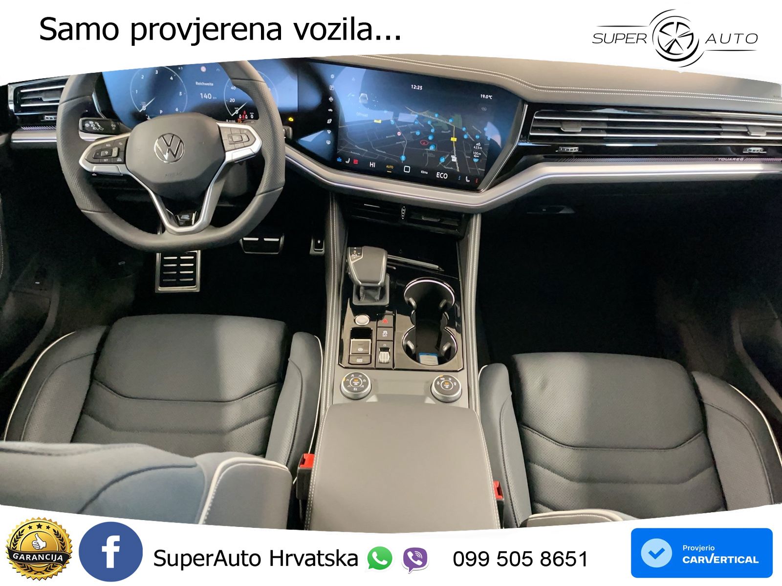 Volkswagen Touareg 3.0 V6 TDI (286 KS) 4MOTION Tiptronic ZRAČNI+ACC+GR SJED+KAM+PANO