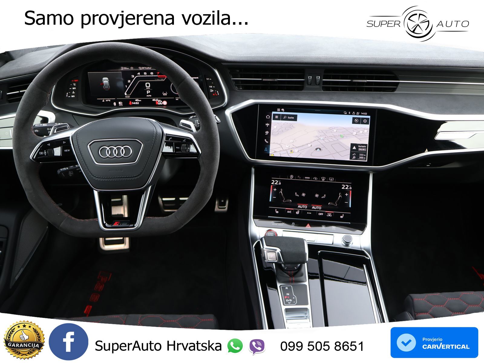 Audi RS6 Avant GT 4.0 TFSI V8 (630 KS) quattro tiptronic LED+GR SJED+ACC